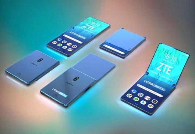 中兴翻盖式折叠屏手机专利曝光
