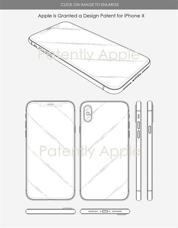 iPhone X专利